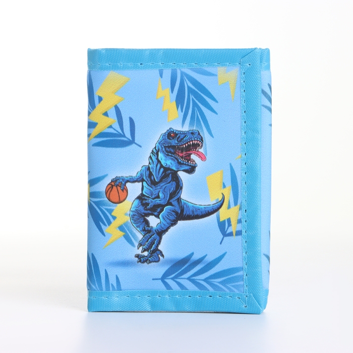 Кошелёк детский на липучке «Выбражулька», цвет голубой Кошелёк детский на липучке «Выбражулька», цвет голубой