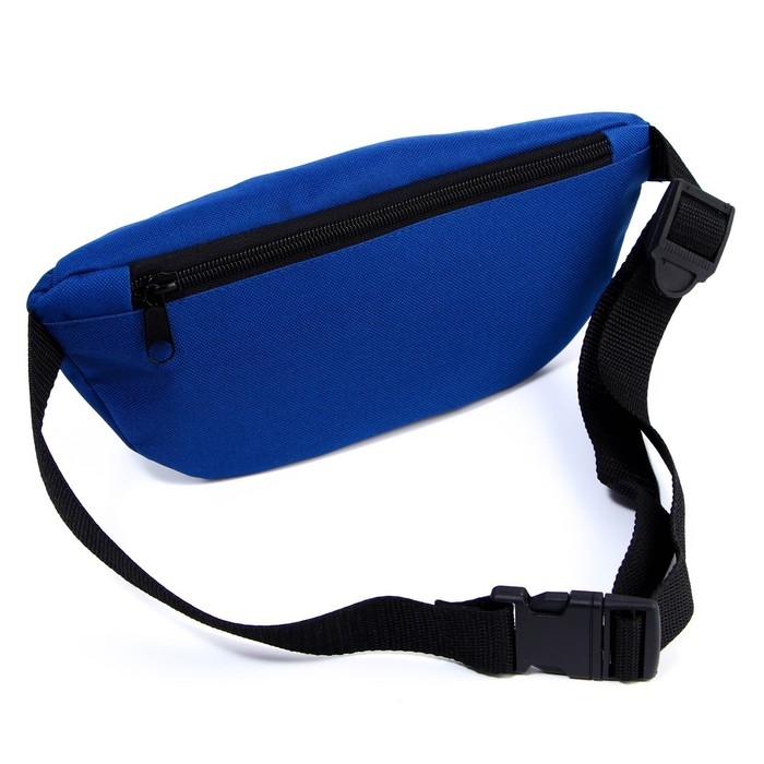 Сумка на пояс &laquo;Putin team&raquo;, 32 x 8 x 15 cм, база, отд на молнии, синяя