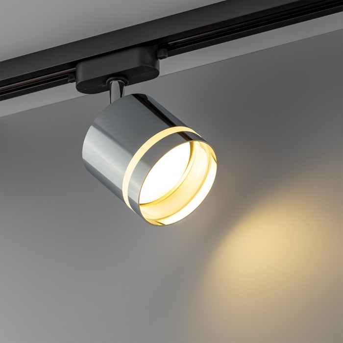 Светильник трек-й ARTLINE повор-й 85x80mm GX53 230В алюм/пласт 4м&sup2; хром 59867 5 Ritter
