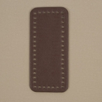 Донце для сумки, прямоугольное, 18 &times; 8 &times; 0,3 см, цвет коричневый