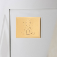 Стакан стеклянный с крышкой и трубочкой &laquo;Крона&raquo;, 400 мл