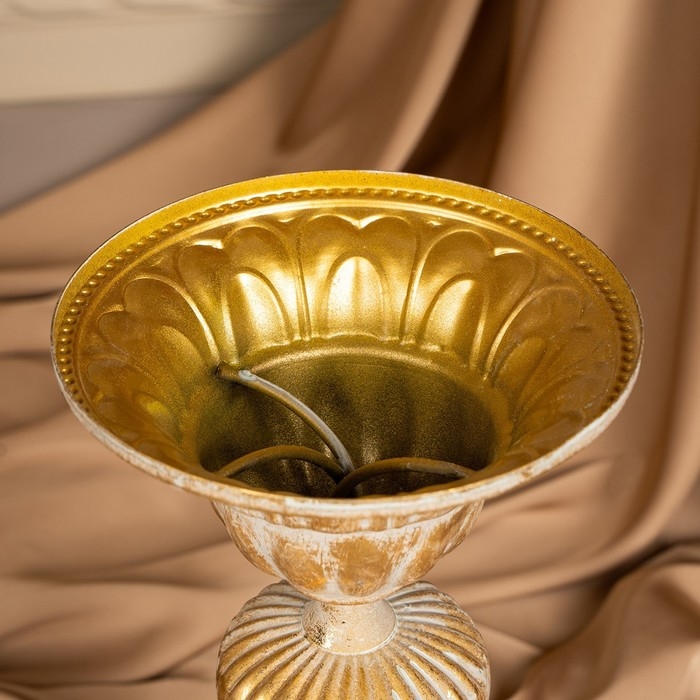 Подсвечник металл «Ярусы» для одной свечи 16 х 16 х 31 см Подсвечник металл «Ярусы» для одной свечи 16 х 16 х 31 см