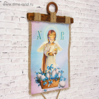 Сувенир свиток "Ангел и корзина"
