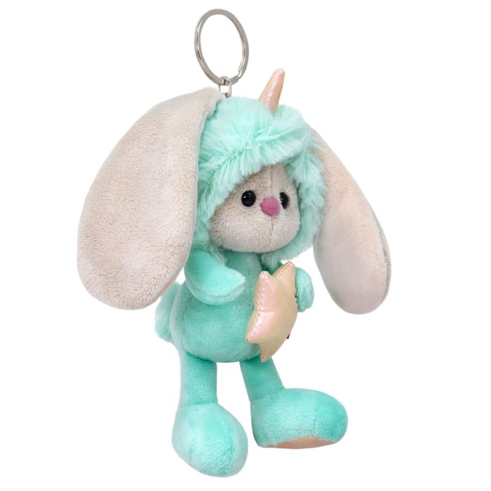 Мягкая игрушка-брелок «Зайка Ми «Единорожка», 15 см Мягкая игрушка-брелок «Зайка Ми «Единорожка», 15 см