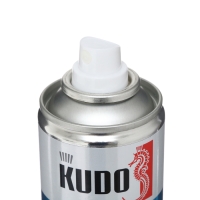 Краска для кожи автомобиля KUDO, чёрная, глянцевая, 210 мл KU-5271