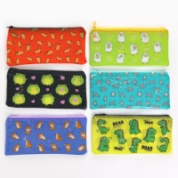 Пенал школьный мягкий плоский 9,5 х 20,5 ПВХ &laquo;1 сентября: Пупсики&raquo; МИКС