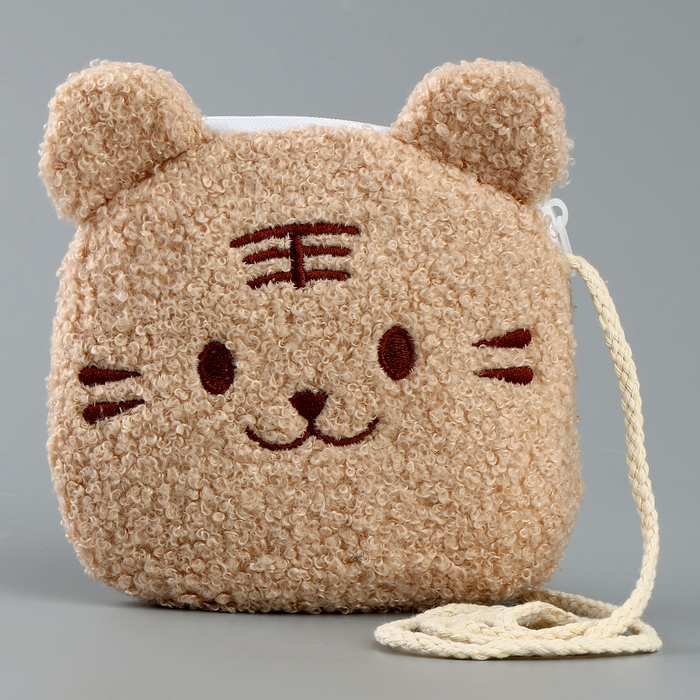 Мягкая сумка «Тигрёнок». цвет бежевый Мягкая сумка «Тигрёнок». цвет бежевый