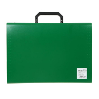 Папка-портфель А4 Calligrata, 6 отделений, 700мкм, до 300 листов, зелёная Папка-портфель А4 Calligrata, 6 отделений, 700мкм, до 300 листов, зелёная
