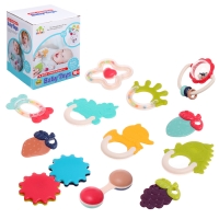 Набор погремушек с прорезывателями &laquo;Цвета и формы&raquo;