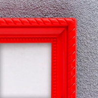 Фоторамка пластик L-1 21х30 см красный (пластиковый экран)