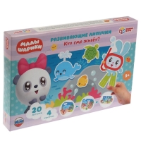 Игра с липучками &laquo;Кто где живёт. Малышарики&raquo;, 3+