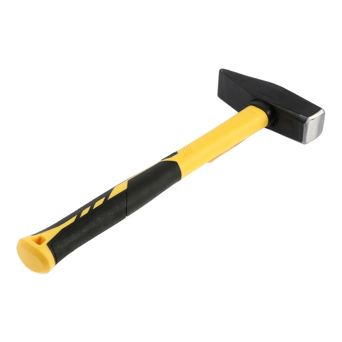 Молоток слесарный ТУНДРА ПРОФИ, квадратный боек, фиберглассовая 3К рукоятка, 800 г Молоток слесарный ТУНДРА ПРОФИ, квадратный боек, фиберглассовая 3К рукоятка, 800 г