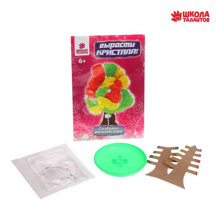 Набор для выращивания кристалла «Волшебное дерево» цвет разноцветный Набор для выращивания кристалла «Волшебное дерево» цвет разноцветный