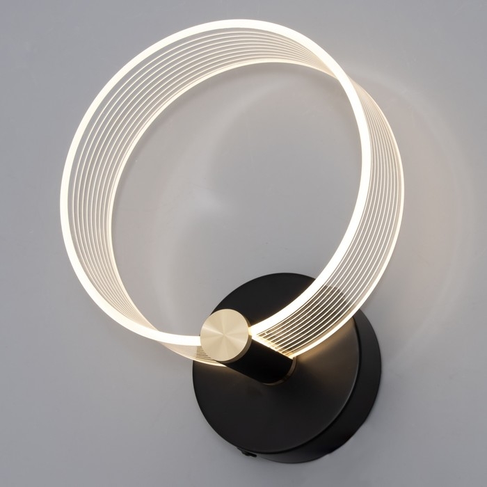 Бра Бра "Кворум" LED 8Вт 3000-6000К черный 25х20х6см