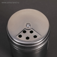 Солонка из нержавеющей стали &laquo;Элиас&raquo;, 150 мл, 5,4&times;7,5 см