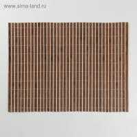 Салфетка сервировочная на стол &laquo;Соломка коричневая&raquo;, 45&times;30 см, цвет коричневый