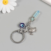 Брелок от сглаза металл "Черепашка с талисманом" 5,7 см Брелок от сглаза металл "Черепашка с талисманом" 5,7 см