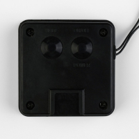 Гирлянда &laquo;Нить&raquo; 5 м, IP44, тёмная нить, 50 LED, свечение мульти, 2 режима, солнечная батарея