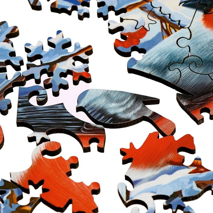 Новогодний пазл фигурный &laquo;Новый год! Зимний день&raquo;