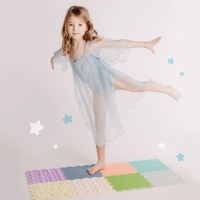 Модульный массажный коврик ОРТОДОН, набор №1 «Универсал», пастельные цвета Модульный массажный коврик ОРТОДОН, набор №1 «Универсал», пастельные цвета