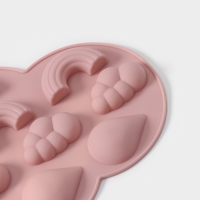 Форма для шоколада Доляна &laquo;Погода&raquo;, силикон, 22,5&times;14,5&times;1,5 см, 11 ячеек, цвет МИКС