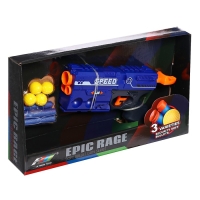 Бластер &laquo;Ярость&raquo;, стреляет мягкими пулями и шариками