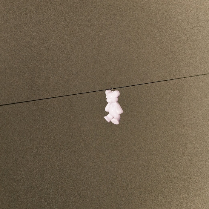 Бусина &laquo;Мишка&raquo; 3,4&times;2,4&times;1 см, (набор 10 шт.), цвет светло-сиреневый