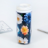 Подарочный набор в тубусе &laquo;Лучший учитель&raquo; : ежедневник, А6, 120 листов, стикеры с липким краем, термостакан 350 мл, ручка