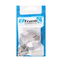 Кабель ELTRONIC, Lightning - USB, 2,4 А, 1 метр, в пакете, белый Кабель ELTRONIC, Lightning - USB, 2,4 А, 1 метр, в пакете, белый