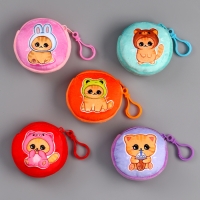 Кошелёк детский для девочки в шоубоксе &laquo;Котёнок&raquo;, плюш, цвет МИКС