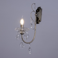 Светильник настенный Бра Эристум 13х27х47, 1х60Вт Е14, Бронза