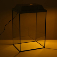 Аквариум "Колонна" с крышкой, 36 литров, 32 х 25 х 45/50,5 см, беленый дуб Аквариум "Колонна" с крышкой, 36 литров, 32 х 25 х 45/50,5 см, беленый дуб