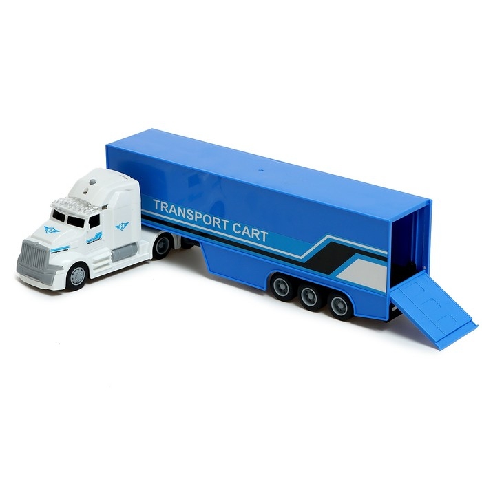 Грузовик инерционный &laquo;Перевозки&raquo;, 1:50, свет и звук