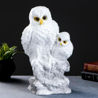 Копилка "Совы полярные" 20х18х33см Копилка "Совы полярные" 20х18х33см