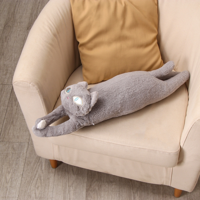 Мягкая игрушка &laquo;Кот&raquo;, 70 см, цвет серый