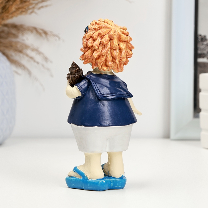 Фигура "Девочка с ракушкой" 8х7х15см