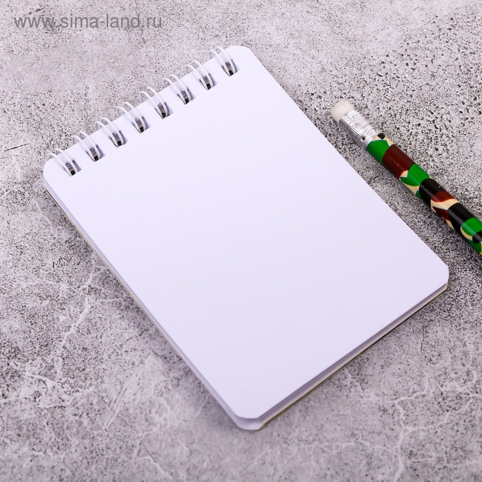 Подарочный набор "Ты самый крутой", карандаши 2 шт, ластики 2 шт, блокнот