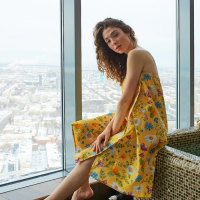 Полотенце для бани "Русское поле" женское парео, 80х150 см, хлопок, вафельное полотно Полотенце для бани "Русское поле" женское парео, 80х150 см, хлопок, вафельное полотно