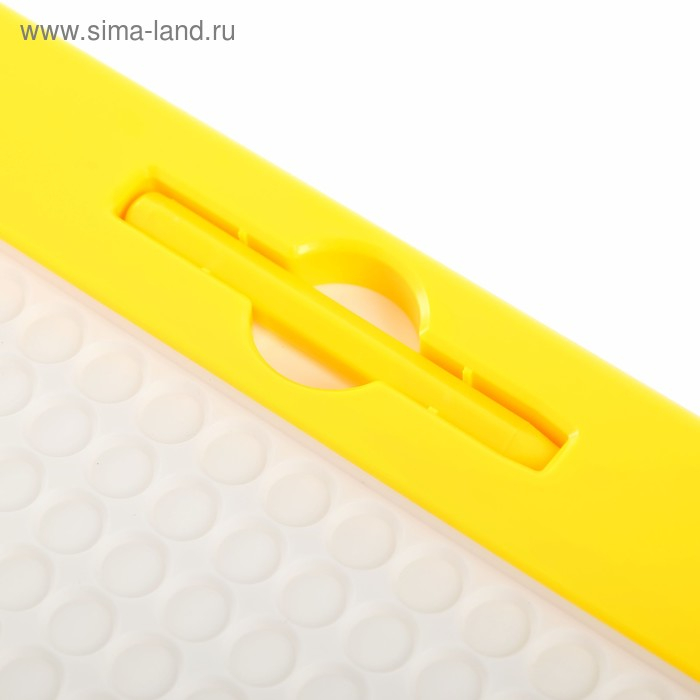 Магнитный планшет для рисования &laquo;Пуговки&raquo;, большой, 10 трафаретов, 266 ячеек, 126 пуговок