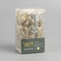 Гирлянда &laquo;Занавес&raquo; 2 &times; 3 м роса, IP20, серебристая нить, 450 LED, свечение тёплое белое, 8 режимов, 220 В