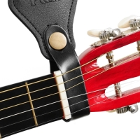 Держатель ремня на гриф Music Life, 20 х 1,5 см, черный Держатель ремня на гриф Music Life, 20 х 1,5 см, черный