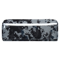 Пенал школьный на молнии Calligrata "Миллитари", 2 отделения, серый Пенал школьный на молнии Calligrata "Миллитари", 2 отделения, серый