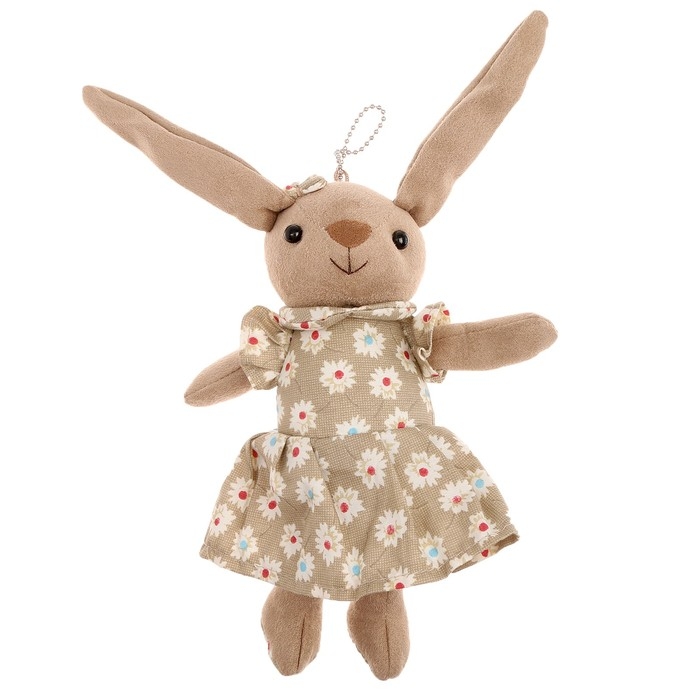 Мягкая игрушка &laquo;Заюша&raquo;, платье в цветок
