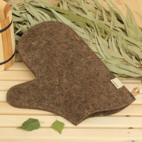 Рукавица серая, РУССКИЙ ВОЙЛОК, 100% "наша" шерсть Рукавица серая, РУССКИЙ ВОЙЛОК, 100% "наша" шерсть