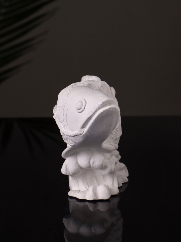 Статуэтка "Рыбка Фен-шуй" 14х7,5х4 см, натуральный