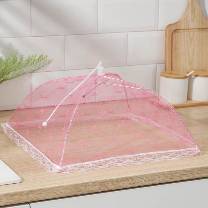 Сетка для продуктов защитная &laquo;Квадрат&raquo;, 35&times;35 см, цвет МИКС