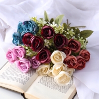 Букет "Роза бакарди галант" 27 см, микс