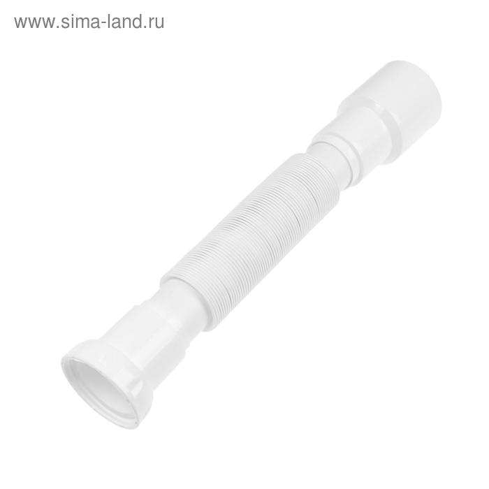 Труба гофрированная Unicorn, 85 х 40/50 мм, с гайкой, плоская прокладка, 80 см Труба гофрированная Unicorn, 85 х 40/50 мм, с гайкой, плоская прокладка, 80 см