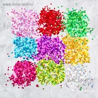 Наполнитель для шара &laquo;Шестиугольник&raquo;, 0,3 см, набор 9 шт., МИКС