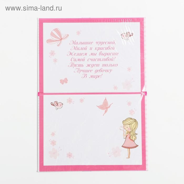 Папка для свидетельства о рождении малышки &laquo;Зайка&raquo;, А5